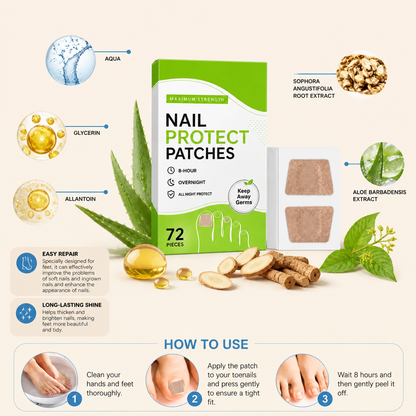 Toenail Care Patch – Nourishing Support For Smooth-Looking Nails