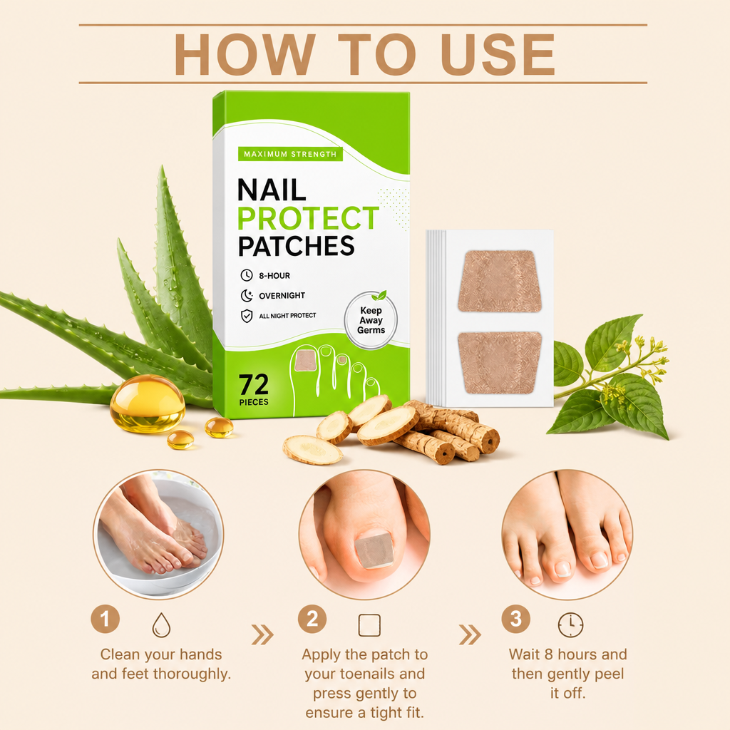 Toenail Care Patch – Nourishing Support For Smooth-Looking Nails