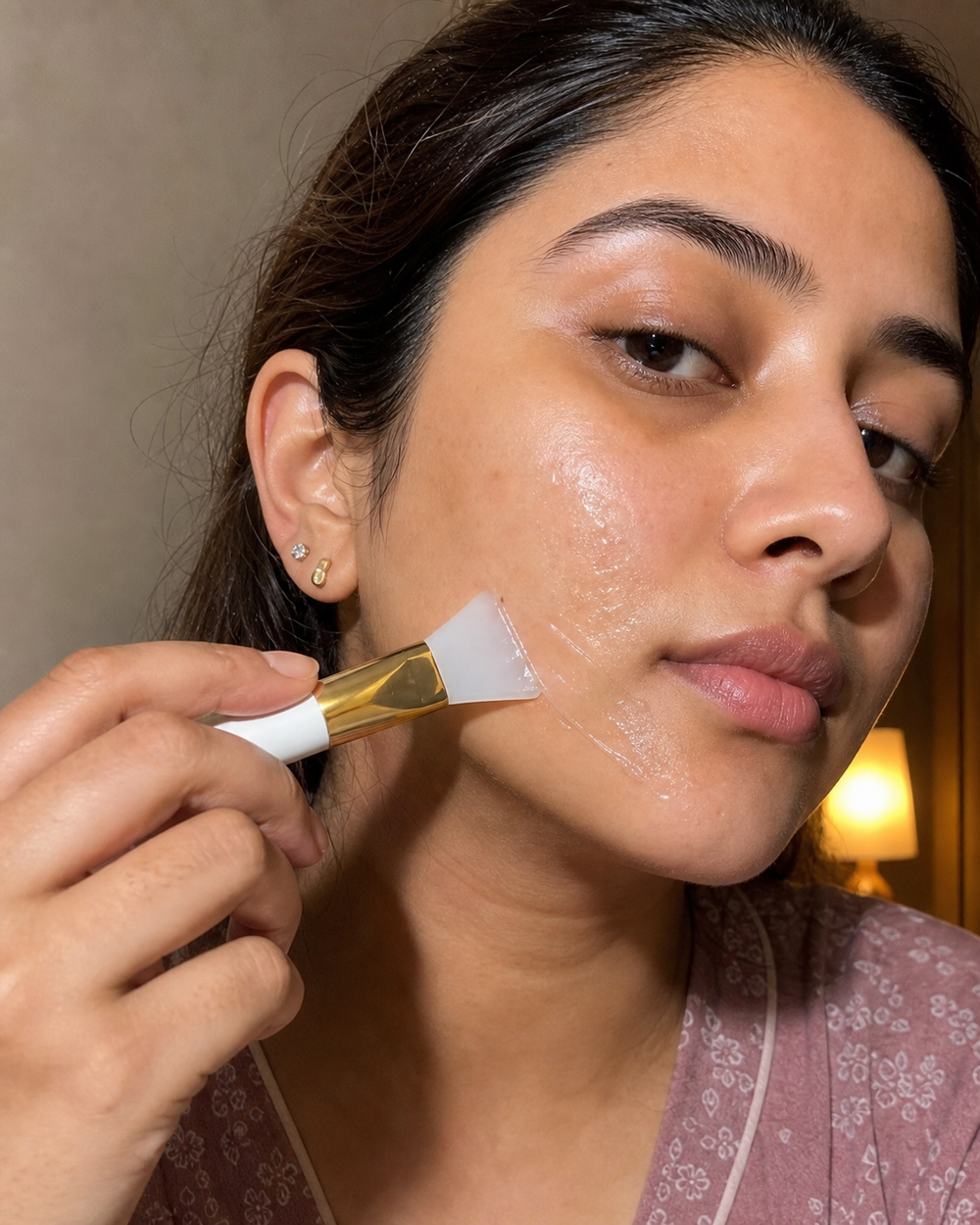 Beauty Kiwi community member sharing their Korean Collagen Night Wrapping Mask morning skin result