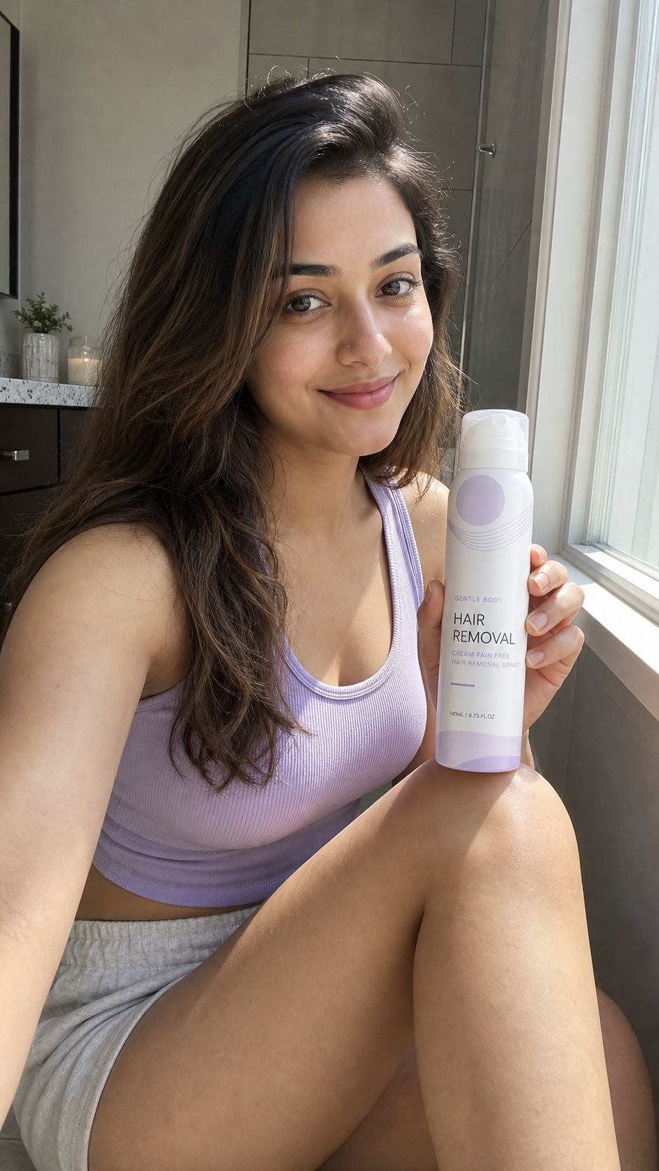 Beauty Kiwi customer using Pain-Free Woman Hair Removal Cream