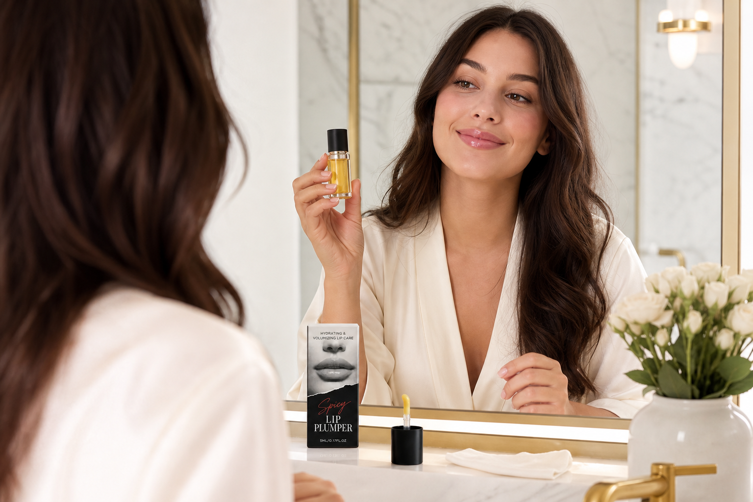 How to apply Korean Spicy Lip Plumper Gloss
