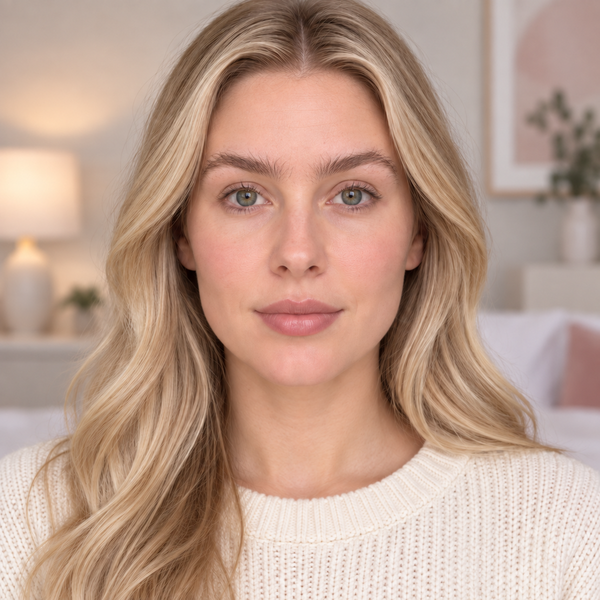 Eyebrows before trimming