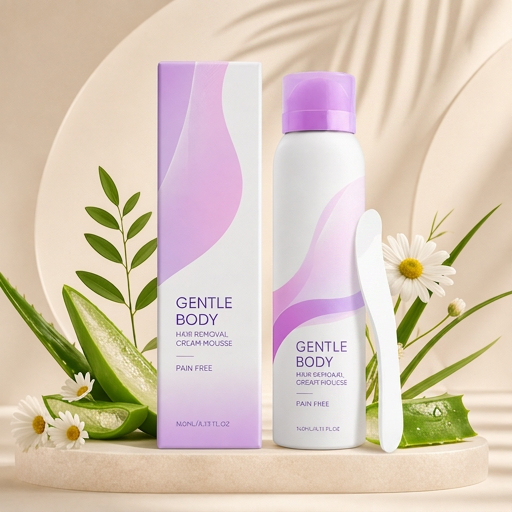 Gentle Body Hair Removal Mousse for Smooth Hydrated Skin