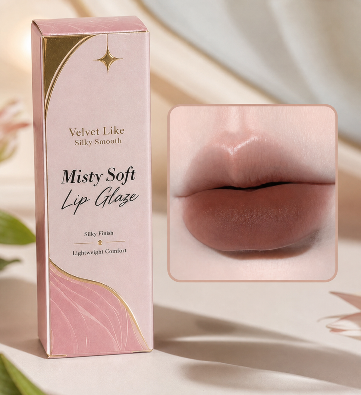 Matte & Glossy Lip Glaze – Waterproof Liquid Lip Color
