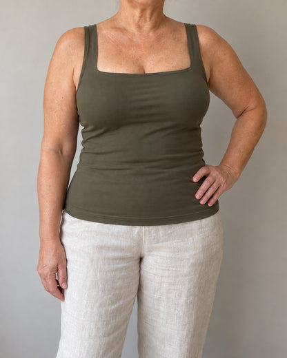 Built-In Bra Comfort Shaper Tank