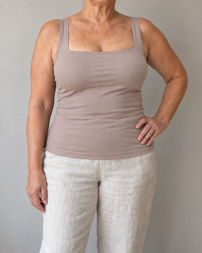 Built-In Bra Comfort Shaper Tank