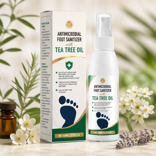 Tea Tree Oil Antimicrobial Foot Sanitiser – Fungus & Odor Control