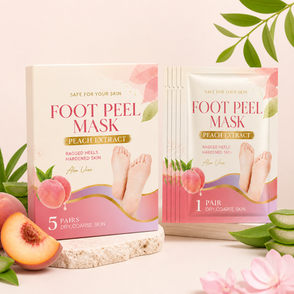 Exfoliating & Moisturizing Foot Peel Mask – Removes Dead Skin & Calluses