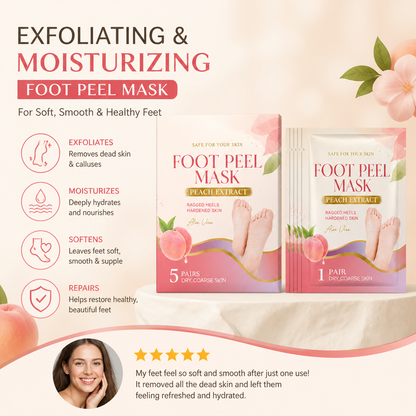 Exfoliating & Moisturizing Foot Peel Mask – Removes Dead Skin & Calluses