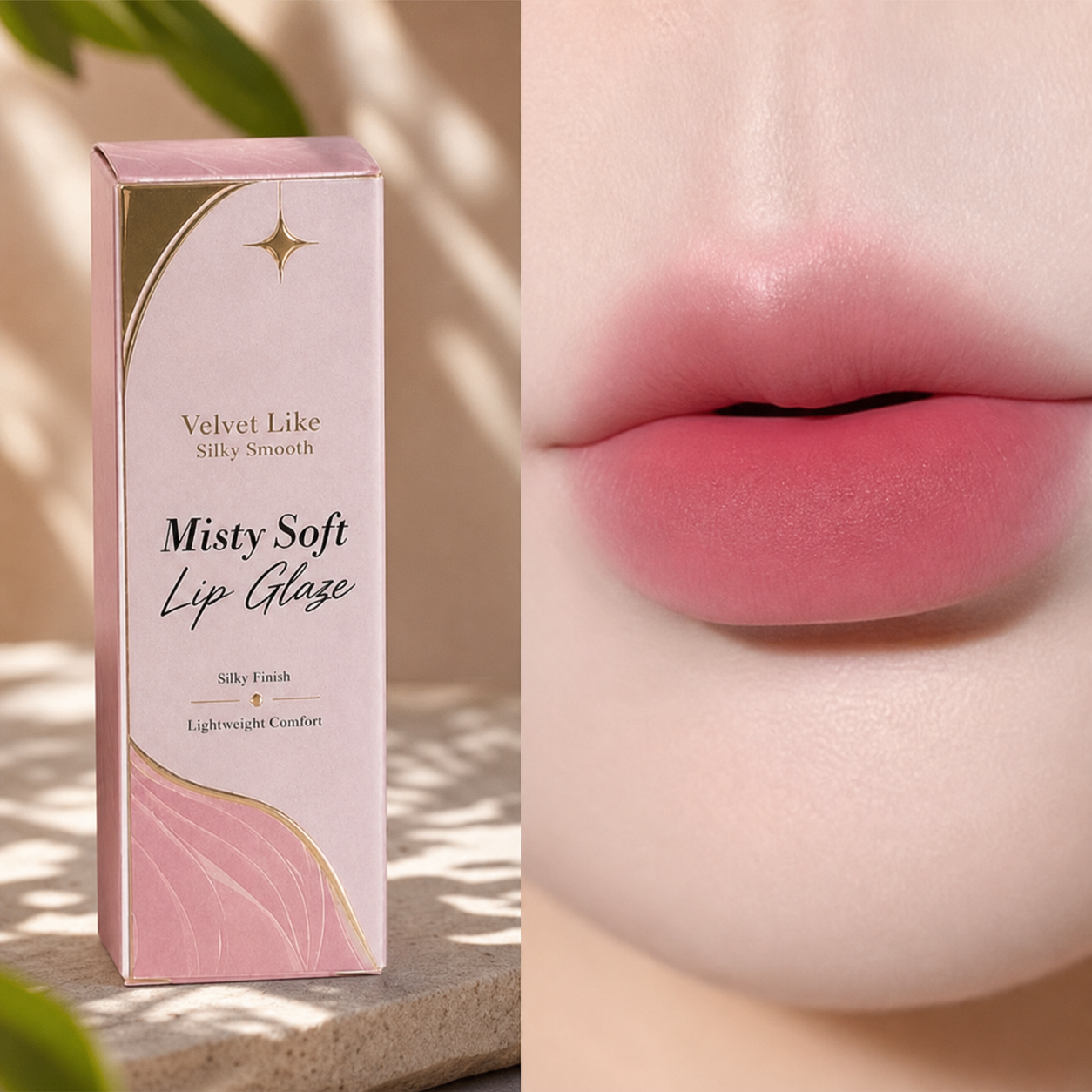 Matte & Glossy Lip Glaze – Waterproof Liquid Lip Color