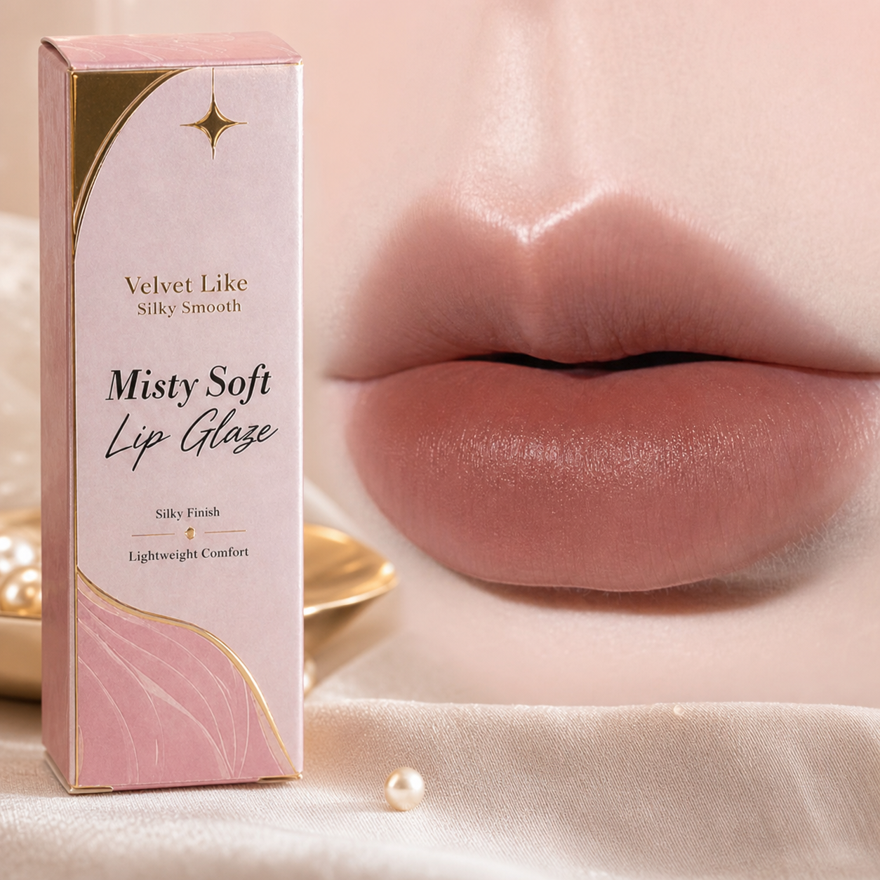 Matte & Glossy Lip Glaze – Waterproof Liquid Lip Color