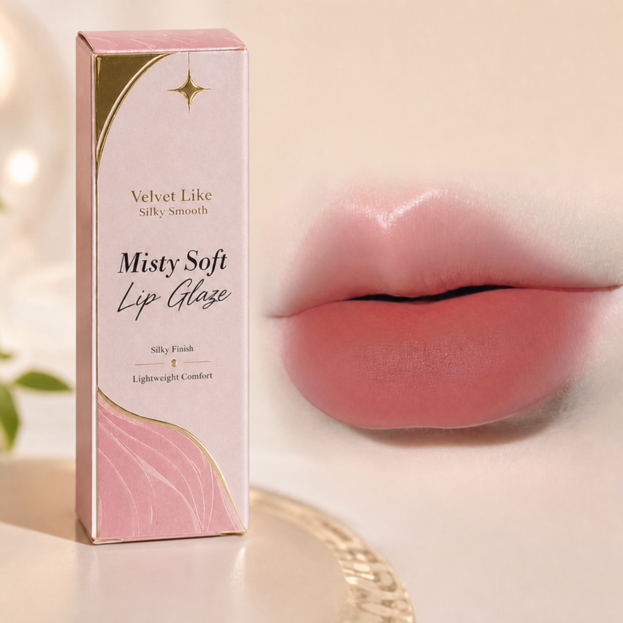 Matte & Glossy Lip Glaze – Waterproof Liquid Lip Color