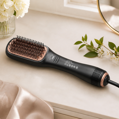 One-Step Hair Dryer & Styling Brush for Salon-Quality Smooth & Straight Hair