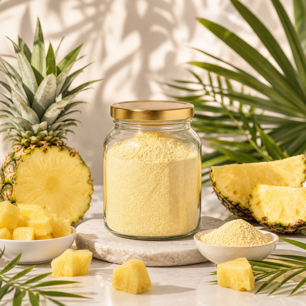 Pineapple fruit powder in the Beauty Kiwi Feminin Gummies formula