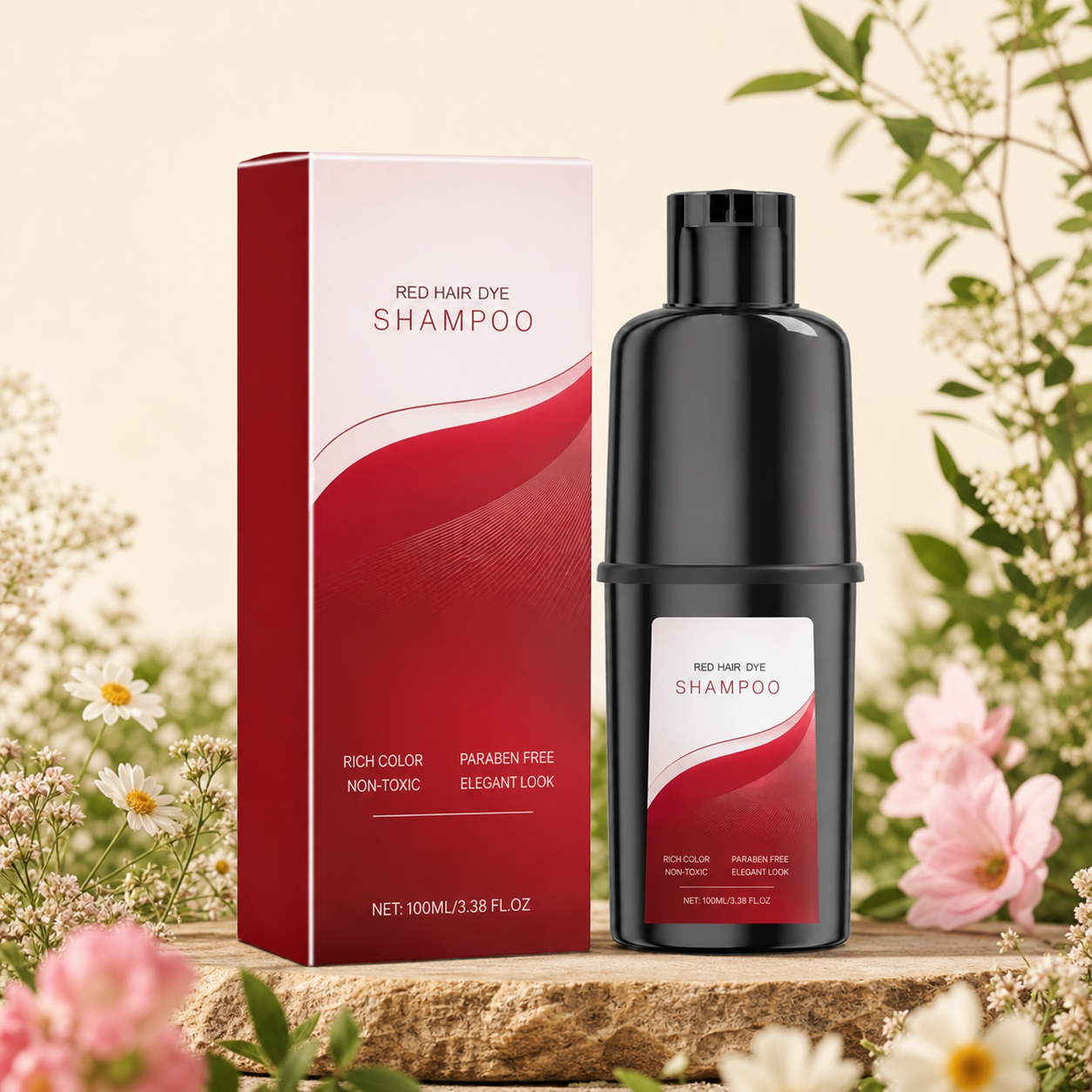 Black Sesame Color Care Shampoo – Natural-Looking Dark Hair Refresh