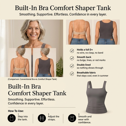Built-In Bra Comfort Shaper Tank